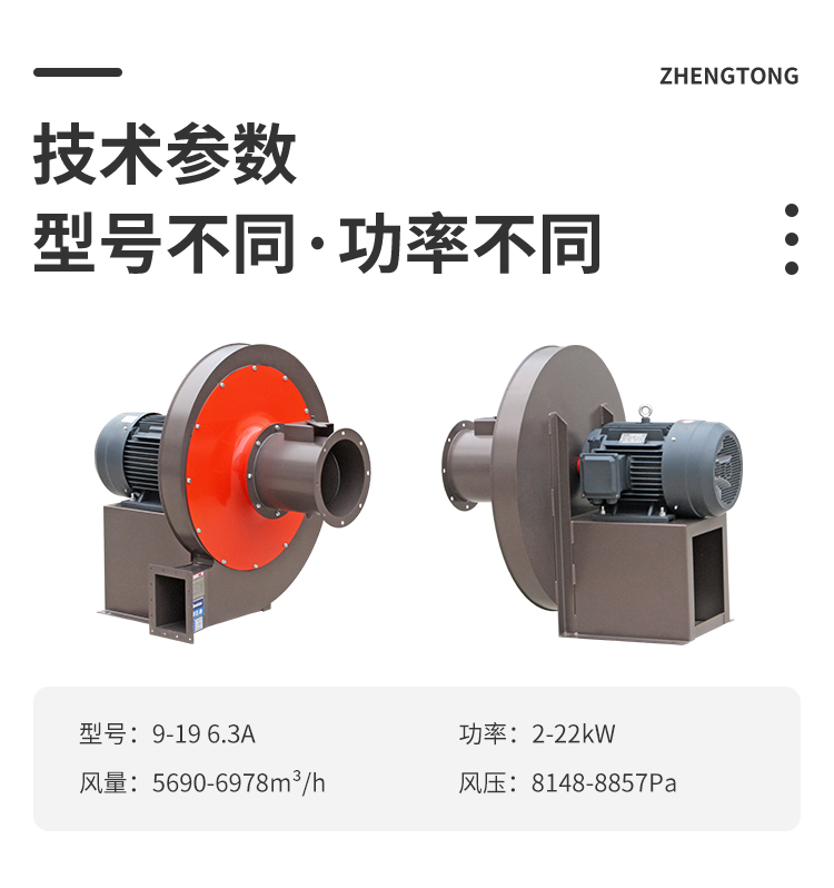 9-19A式高壓離心通風機