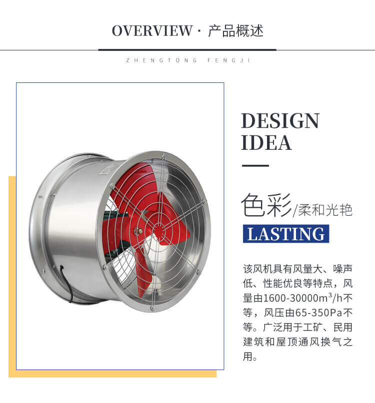 變頻管道不銹鋼風機的葉輪大小與效率有什么關系？